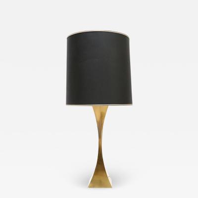 Romeo Rega Brass Table Lamp by Romeo Rega Italy 1970s