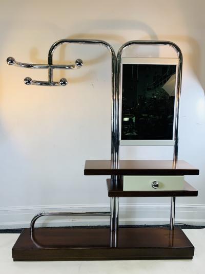 Romeo Rega EXCEPTIONAL ITALIAN 1970S MODERNIST HALL RACK