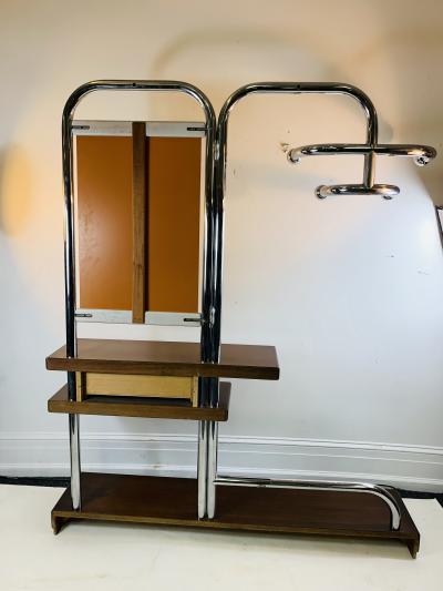 Romeo Rega EXCEPTIONAL ITALIAN 1970S MODERNIST HALL RACK