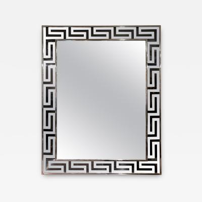 Romeo Rega Greek Key Chrome Mirror
