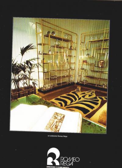 Romeo Rega Large Romeo Rega shelf Italy 1970