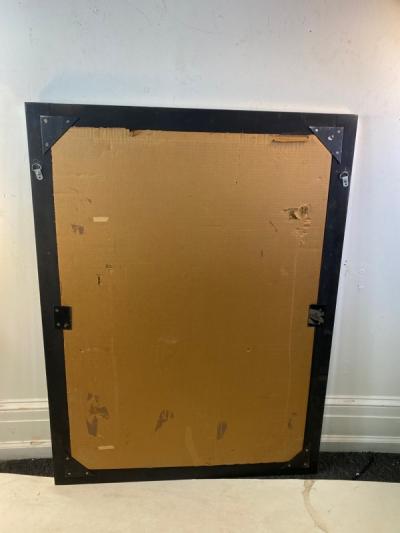 Romeo Rega MODERN CHROME AND BRASS MIRROR BY ROMEO REGA