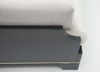 Romeo Rega Mid Century Italian lacquer brass living room set by Romeo Rega 1970s