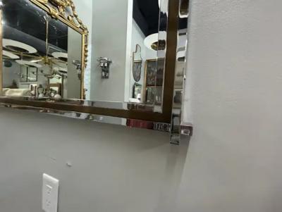 Romeo Rega Pair Of Italian Modern Mirrors By Romeo Rega