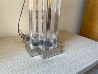 Romeo Rega ROMEO REGA CHROME AND ACRYLIC LAMP