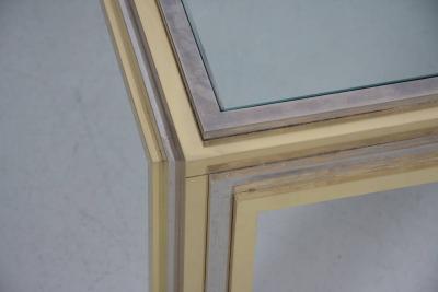 Romeo Rega Romeo Rega Coffee Table in Brass and Chrome