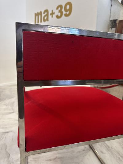Romeo Rega Set of 6 Mid Century Modern Italian Dining Chairs by Romeo Rega