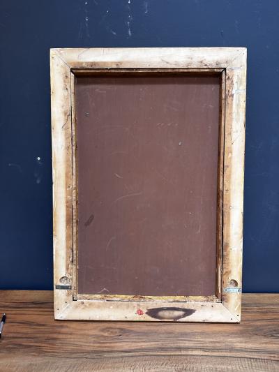 Romeo Rega Vintage Italian Rectangular Wall Mirror by Romeo Rega 1980s
