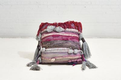 Romeo Reyna Romeo Reyna Textile Art Tapestry Pillow 1960