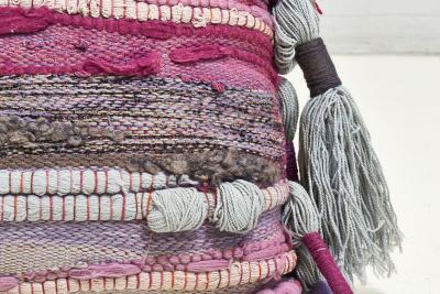 Romeo Reyna Romeo Reyna Textile Art Tapestry Pillow 1960