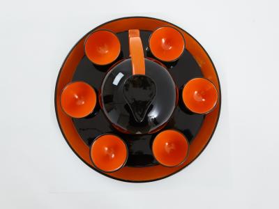 Rometti Umbertide ante Baldelli for Rometti Umbertide Ceramic Liqueur set 1930