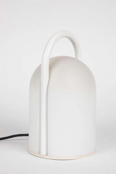 Romolo Lanciani Pair of 1980s Romolo Lanciani Tender Table Lamps for Tronconi