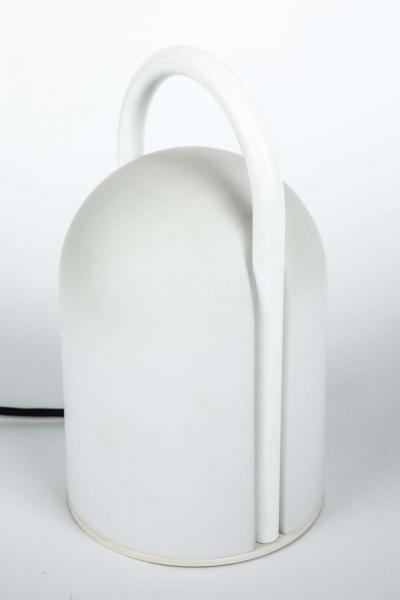 Romolo Lanciani Pair of 1980s Romolo Lanciani Tender Table Lamps for Tronconi