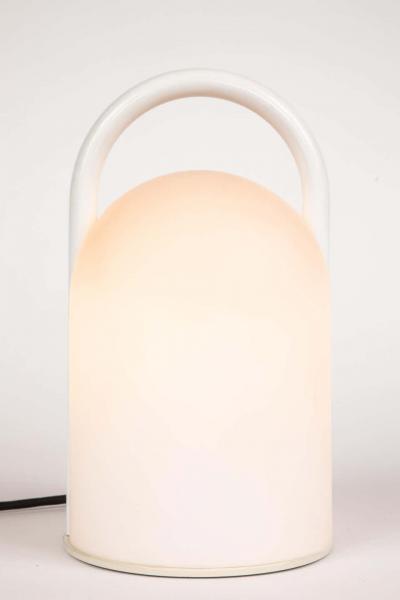 Romolo Lanciani Pair of 1980s Romolo Lanciani Tender Table Lamps for Tronconi