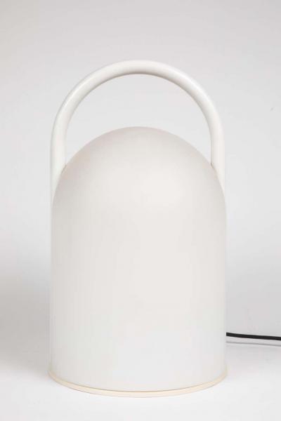 Romolo Lanciani Pair of 1980s Romolo Lanciani Tender Table Lamps for Tronconi