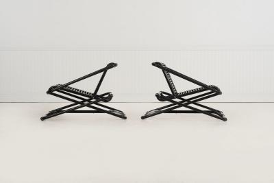 Ron Arad Ron Arad Pair of Rocking Chairs for One Off United Kingdom 1981