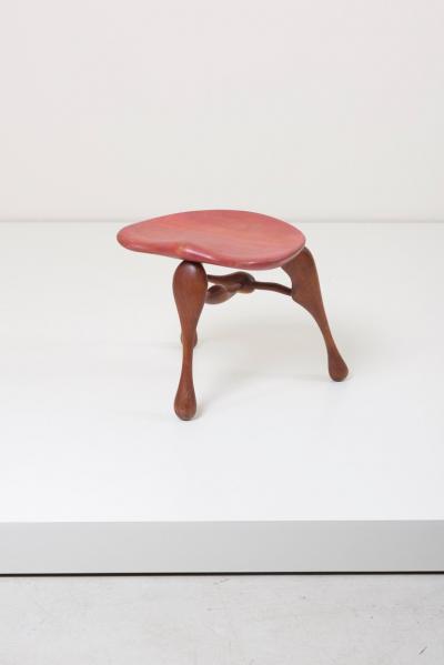 Ron Curtis Studio Craft Wooden Stool by Ron Curtis US 1950s