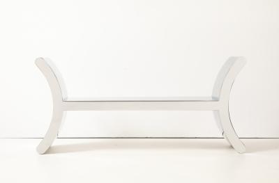 Ron Seff Mirror Polished Stainless Steel RAMSES Bench by Ron Seff