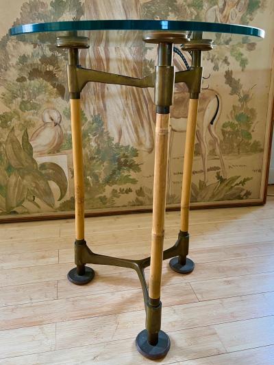 Ronald Cecil Sportes Ronald Cecil Sportes awesome pair of Nouveaux Barbares style side table