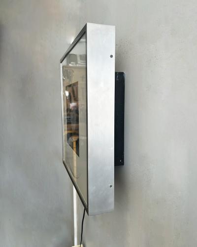 Ronald Mallory Ronald Mallory 1969 Contained Mercury Kinetic wall sculpture