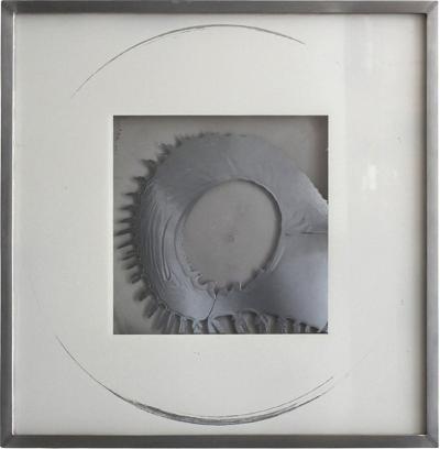 Ronald Mallory Ronald Mallory 1969 Contained Mercury Kinetic wall sculpture