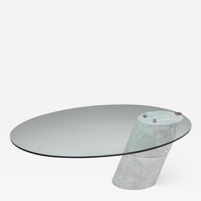 Ronald Schmitt Postmodern Marble Coffee Table by Ronald Schmitt 1980s