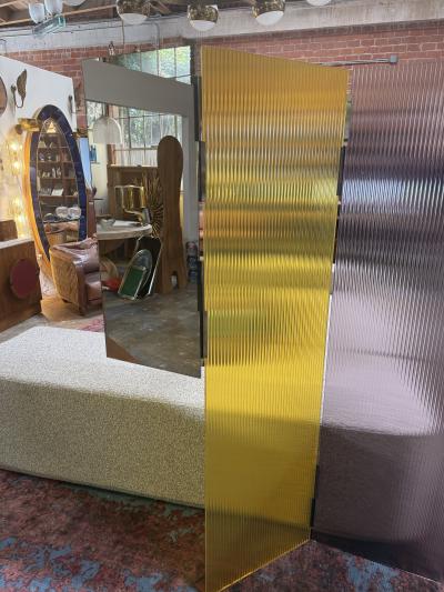 Ronan Erwan Bouroullec Rayures Modular Screen by Ronan Erwan Bouroullec for Glas Italia 2018