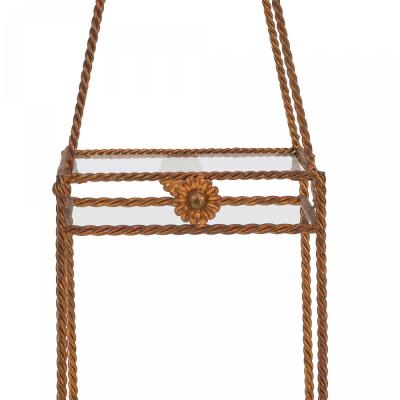 Rope and Tassel Gilt Obelisk tag re