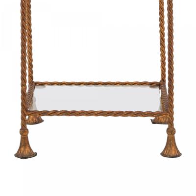 Rope and Tassel Gilt Obelisk tag re