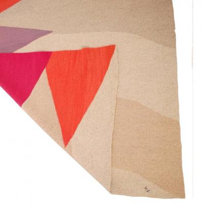 Rosalie Wool and Linen Carpet by Sally Vowell Gurley 1989