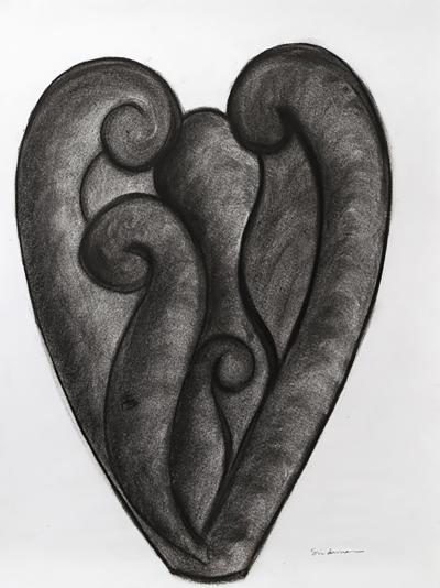 Rosanne Sniderman Charcoal Drawing V15 by Rosanne Sniderman