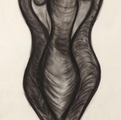 Rosanne Sniderman Charcoal Drawing V2 by Rosanne Sniderman