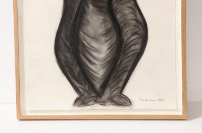 Rosanne Sniderman Charcoal Drawing V2 by Rosanne Sniderman