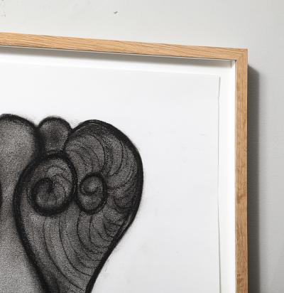 Rosanne Sniderman Charcoal Drawing V6 by Rosanne Sniderman