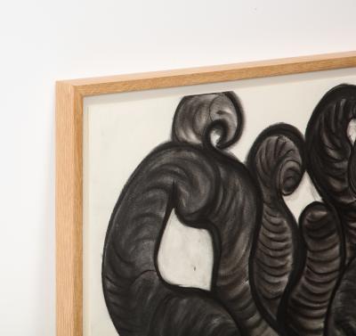 Rosanne Sniderman Charcoal Drawing by Rosanne Sniderman