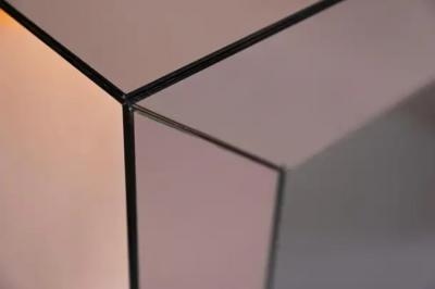 Rose Gold console table with bronze glass bubble spots