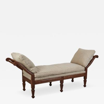 Rose Tarlow Rose Tarlow Melrose House 18th C Style Italian Neoclassical Walnut Bench