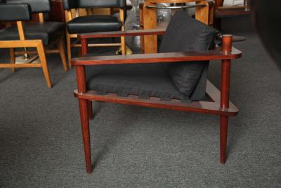 Rosewood Armchair Made in Milan