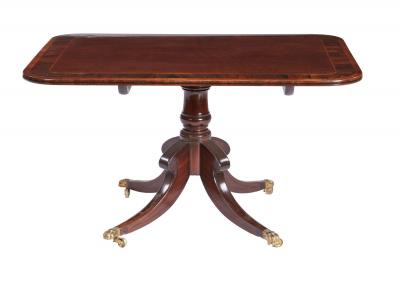 Rosewood Banded Regency Breakfast Table