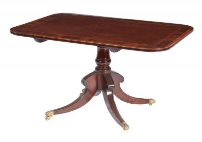 Rosewood Banded Regency Breakfast Table