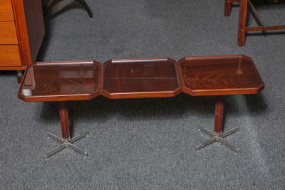 Rosewood Cocktail Table Made in Italy in 1960