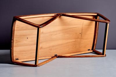 Rosewood Coffee Table with Sculptural Base