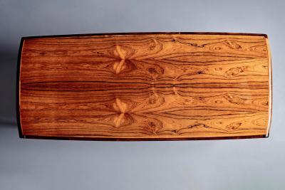 Rosewood Coffee Table with Sculptural Base