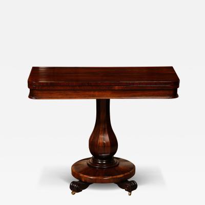 Rosewood Console Game Table