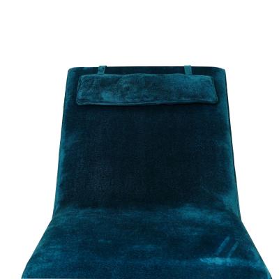 Rosewood Framed Brazilian Modern Angled Chaise Lounge