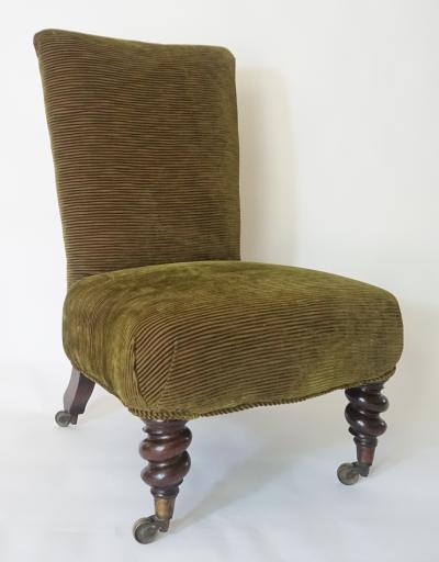 Rosewood Slipper Chair England circa 1840