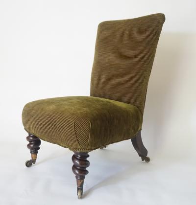 Rosewood Slipper Chair England circa 1840