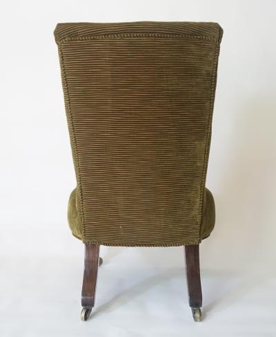 Rosewood Slipper Chair England circa 1840