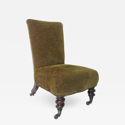 Rosewood Slipper Chair England circa 1840