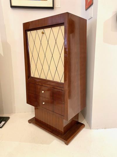 Rosewood and Shagreen Art Deco Cabinet